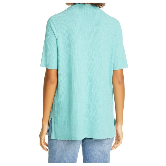 NEW EILEEN FISHER V-NECK KNIT TUNIC - Picture 7 of 10